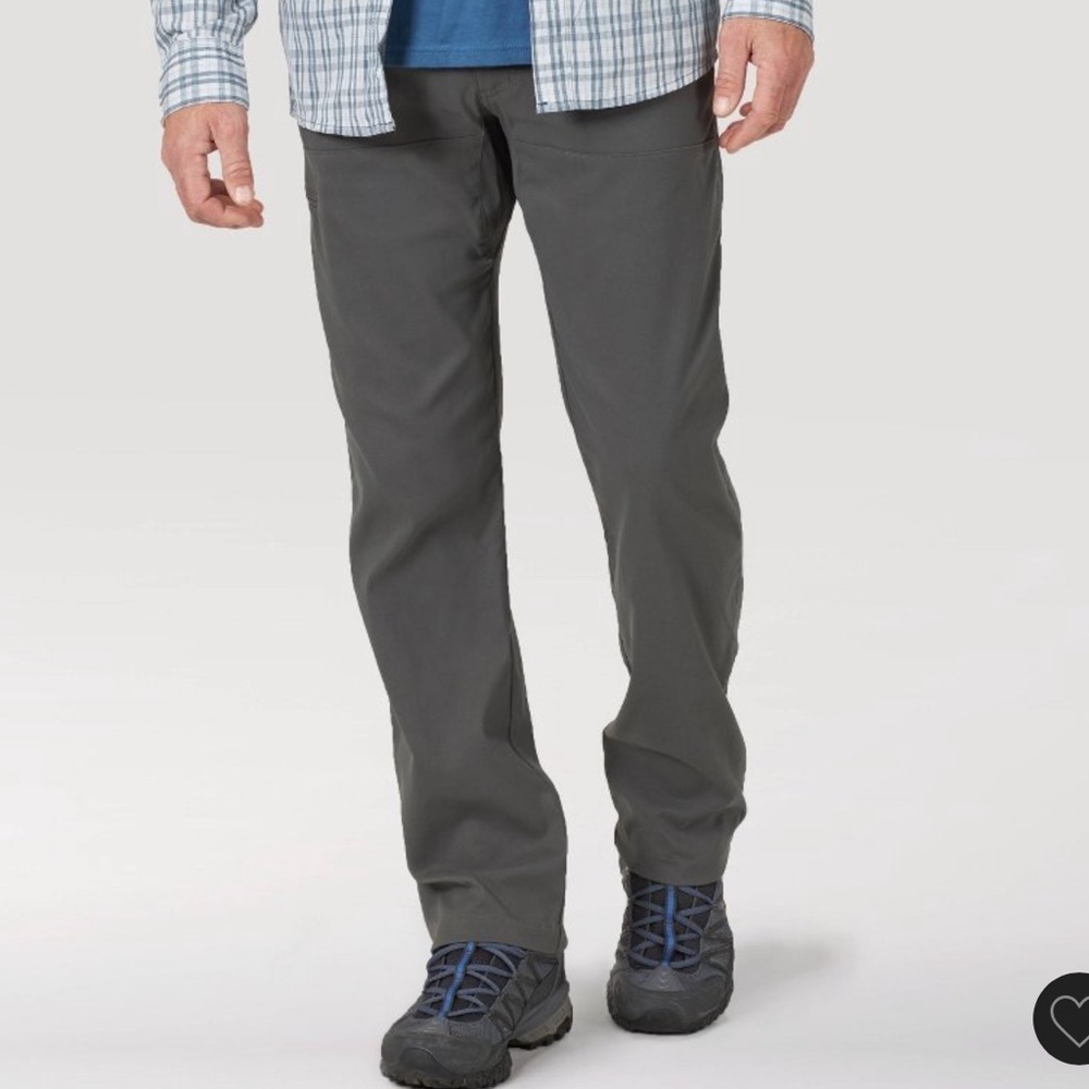 NWT Wrangler ATG All Terrain Men's Gray Synthetic Utility Pants Hiking 30x30